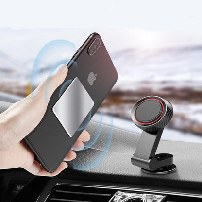 360 Degree Rotating Desktop Folding Magnetic Car Navigation Mobile Phone Holder Car Dashboard Support Frame Auto Accessories - TechTrendzNz