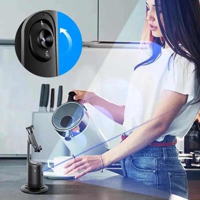 Auto Face Tracking Gimbal AI Smart Gimbal Face Tracking Auto Phone Holder For Smartphone Video Vlog Live Stabilizer Tripod - TechTrendzNz