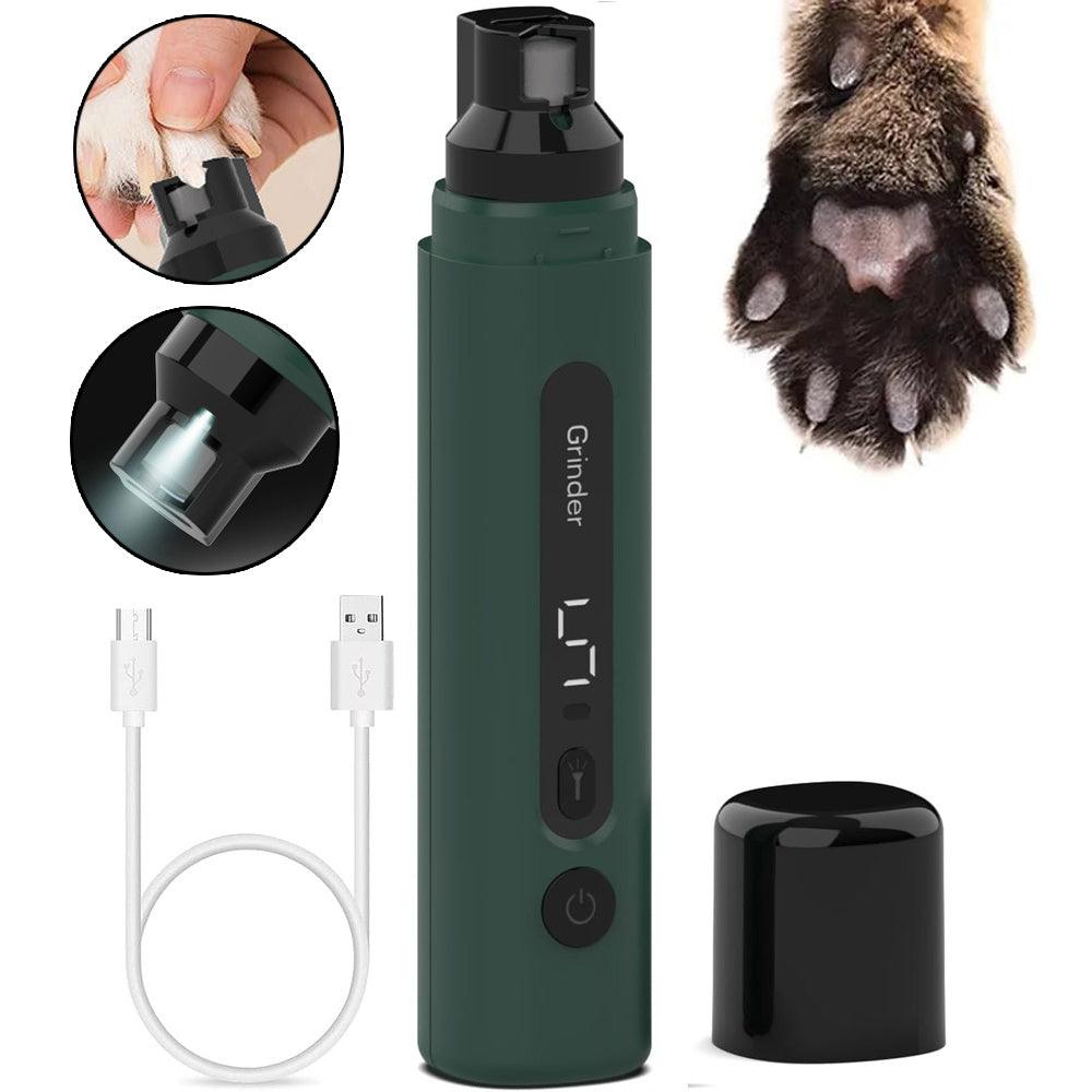 Dog Nail Grinder Electric Pet Nail Trimmers Rechargeable Cat Nail Grinders Super Quiet With 5-Speed Setting For Small Medium Large Dogs Cats Claw Care Pet Products - TechTrendzNz