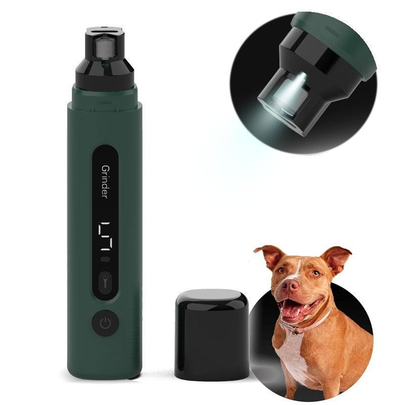 Dog Nail Grinder Electric Pet Nail Trimmers Rechargeable Cat Nail Grinders Super Quiet With 5-Speed Setting For Small Medium Large Dogs Cats Claw Care Pet Products - TechTrendzNz