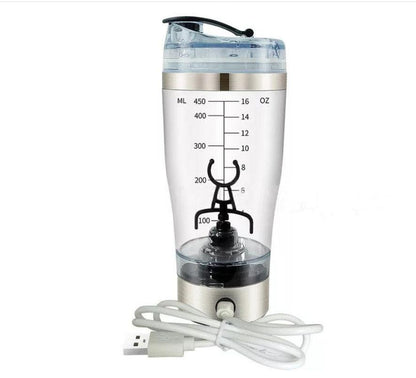 Electric Protein Shake Stirrer USB Shake Bottle Milk Coffee Blender Kettle Sports And Fitness Charging Electric Shaker Cup - TechTrendzNz