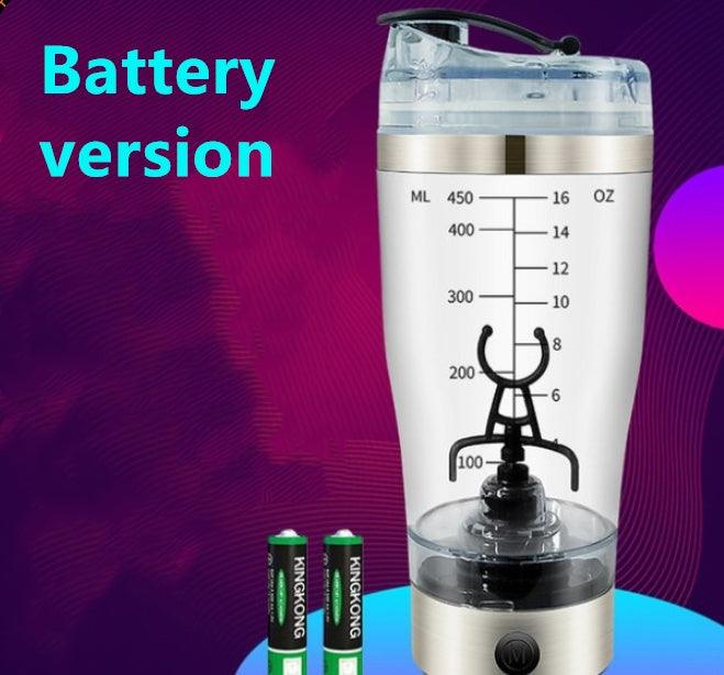 Electric Protein Shake Stirrer USB Shake Bottle Milk Coffee Blender Kettle Sports And Fitness Charging Electric Shaker Cup - TechTrendzNz