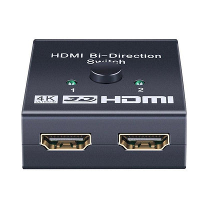 HDMI switcher 2 in 1 out HD 4K 2K expansion distributor - TechTrendzNz