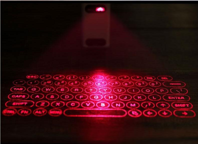 LEING FST Virtual Laser Keyboard Bluetooth Wireless Projector Phone Keyboard For Computer Pad Laptop With Mouse Function - TechTrendzNz