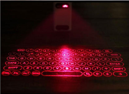 LEING FST Virtual Laser Keyboard Bluetooth Wireless Projector Phone Keyboard For Computer Pad Laptop With Mouse Function - TechTrendzNz