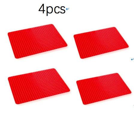Non-Stick Silicone Pyramid Cooking Mat Baking Mat With Grid Versatile Oven BBQ Cooking Mat Heat-Resistant Mat Kitchen Tools Kitchen Gadgets - TechTrendzNz