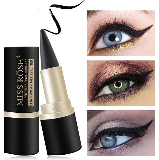 Waterproof Black Eyeliner Liquid Eye Liner Pen Pencil Gel Beauty Makeup Cosmetic Eyelashes Waterproof Eye Liner Makeup Tool - TechTrendzNz